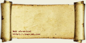 Jasmina Tošović vizit kartica